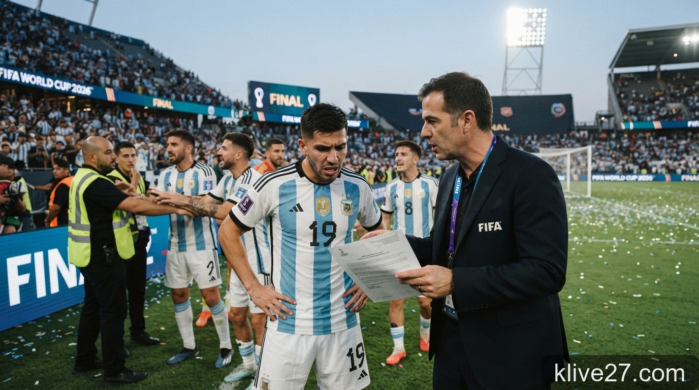 FIFA trừng phạt nặng Argentina sau vụ ẩu đả chung kết World Cup 2026