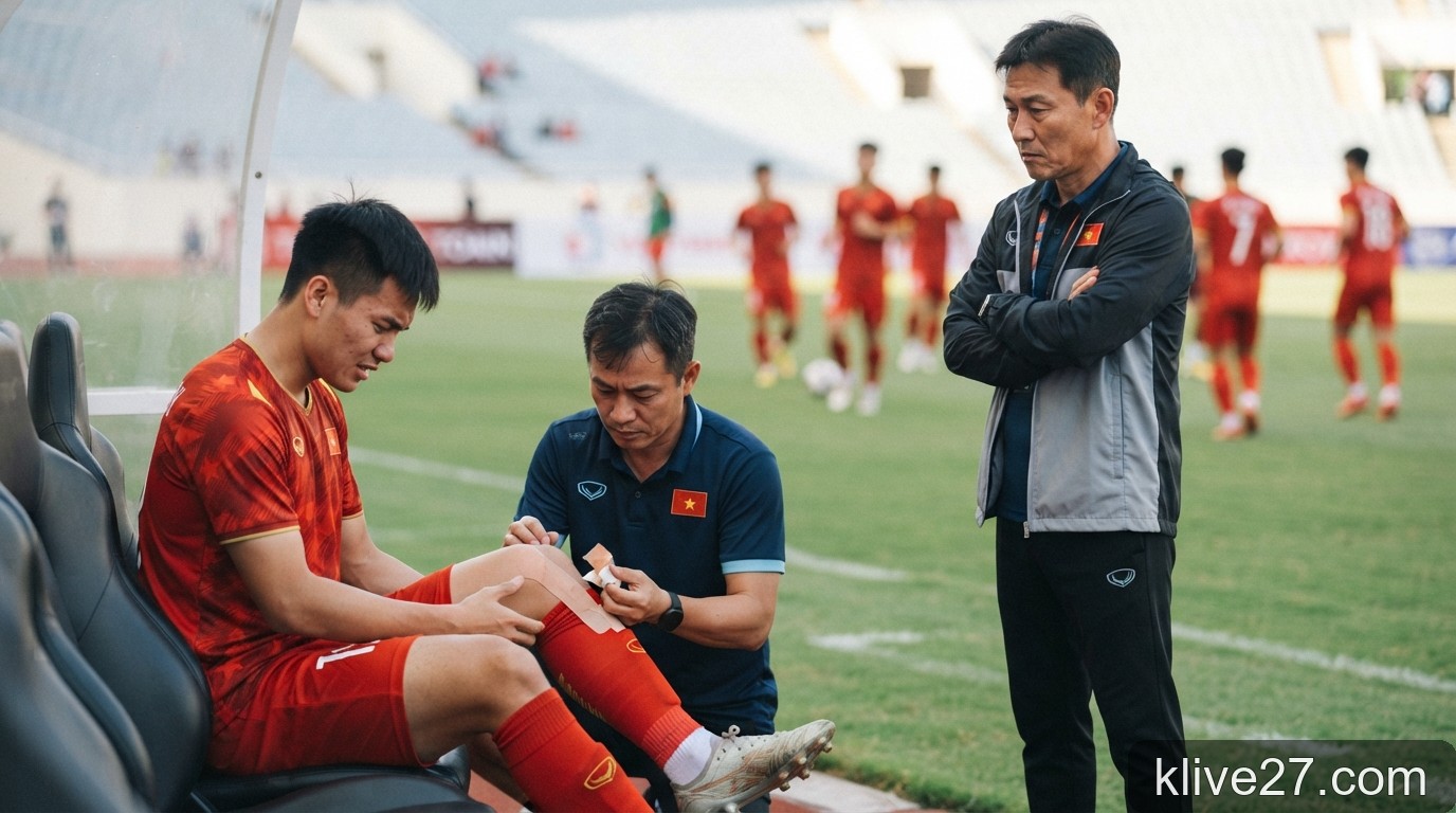 FIFA ASEAN Cup 2026: Tuyển Việt Nam đối mặt bài toán khó sau chấn thương của Văn Vĩ